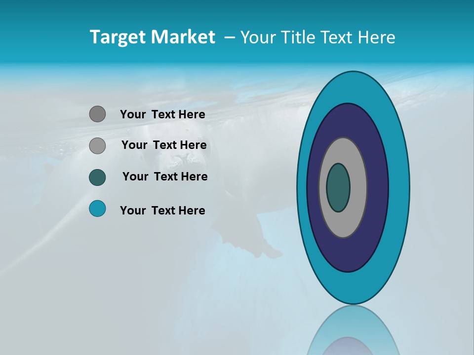 Underwater Fjord Berg PowerPoint Template