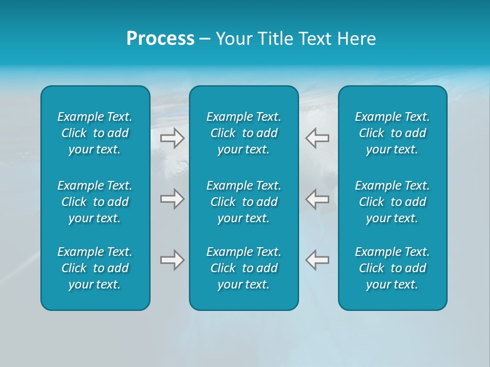Underwater Fjord Berg PowerPoint Template