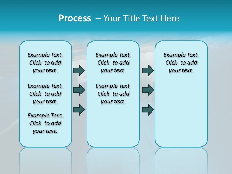 Underwater Fjord Berg PowerPoint Template