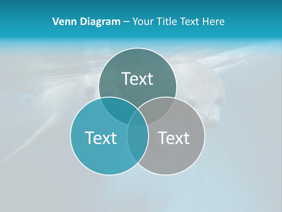 Underwater Fjord Berg PowerPoint Template