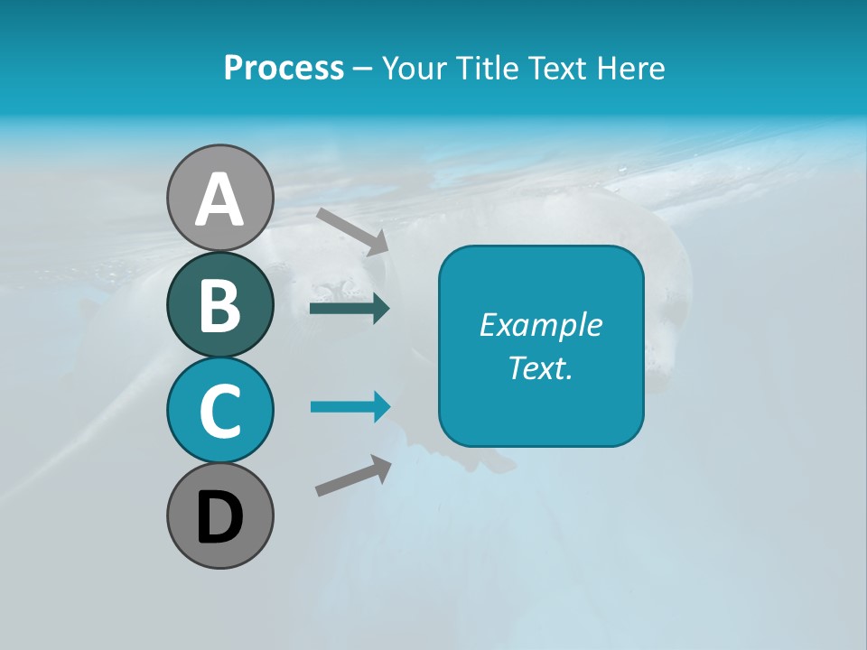 Underwater Fjord Berg PowerPoint Template