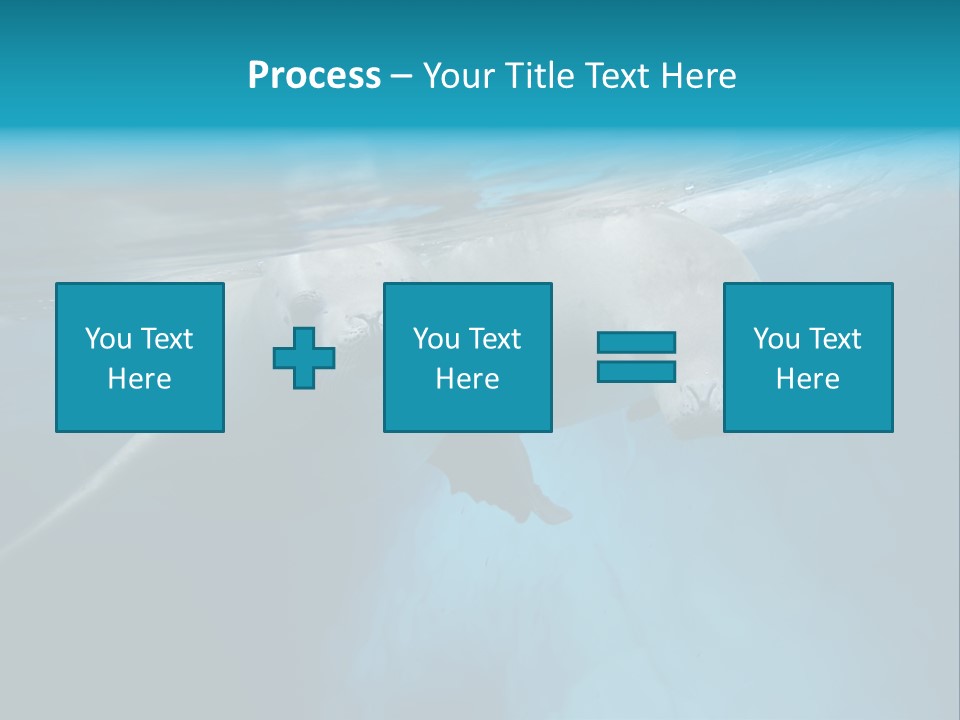 Underwater Fjord Berg PowerPoint Template