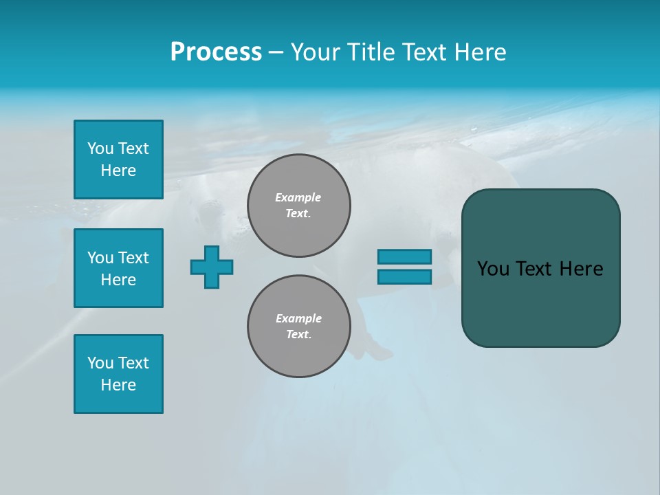Underwater Fjord Berg PowerPoint Template