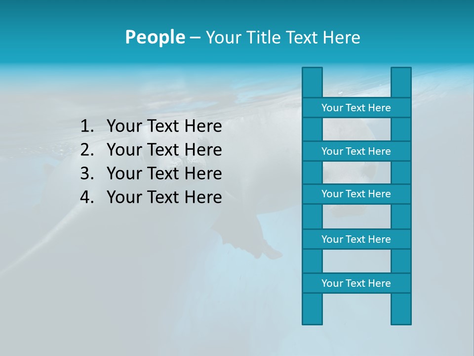 Underwater Fjord Berg PowerPoint Template