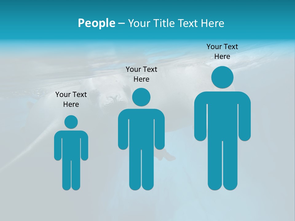 Underwater Fjord Berg PowerPoint Template