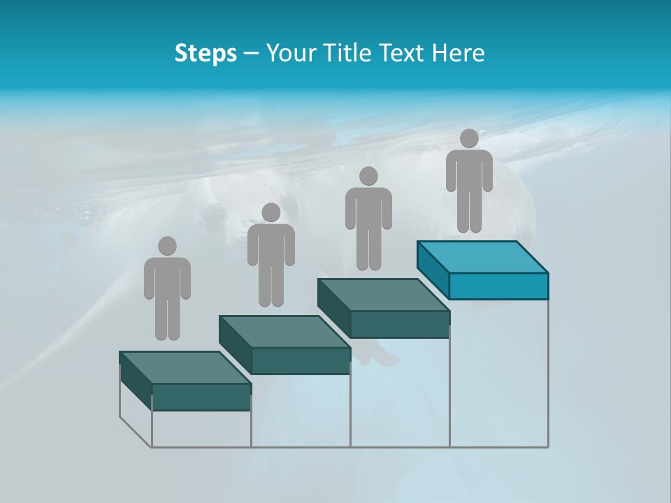 Underwater Fjord Berg PowerPoint Template