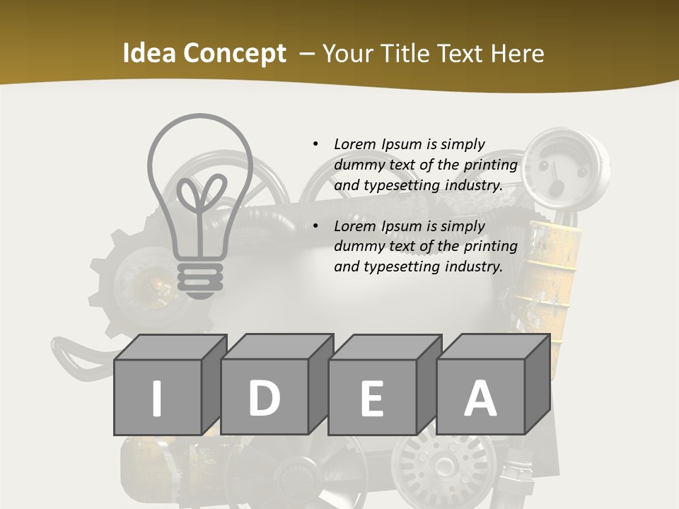 Chin Left Natural PowerPoint Template