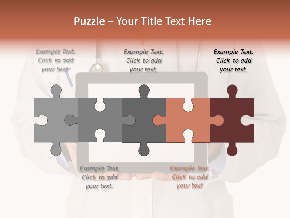 Empty Equipment Touch PowerPoint Template