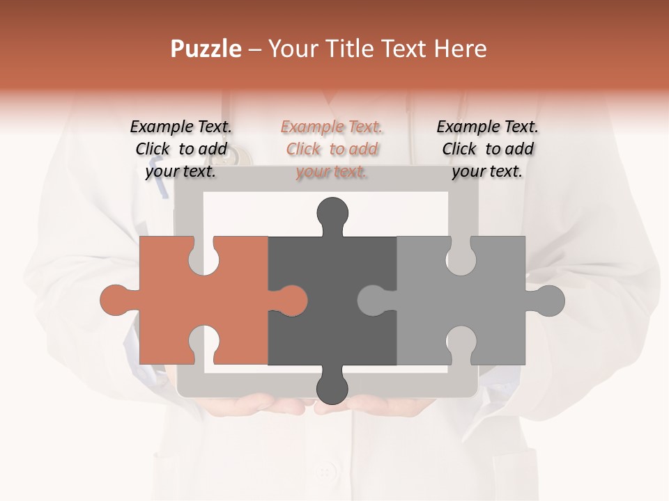 Empty Equipment Touch PowerPoint Template