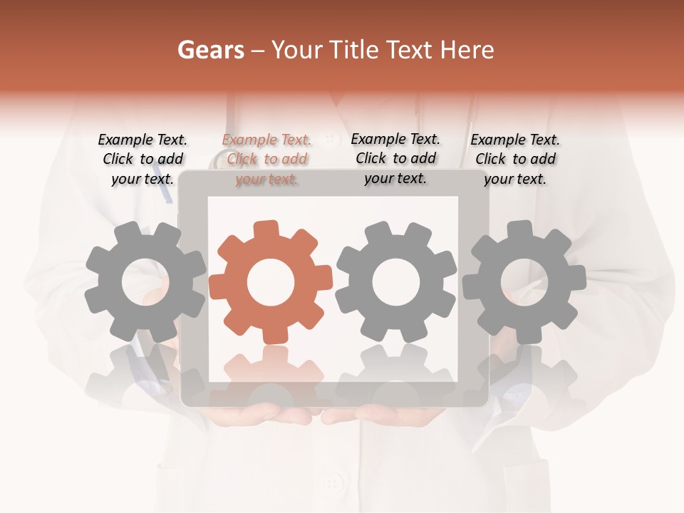 Empty Equipment Touch PowerPoint Template