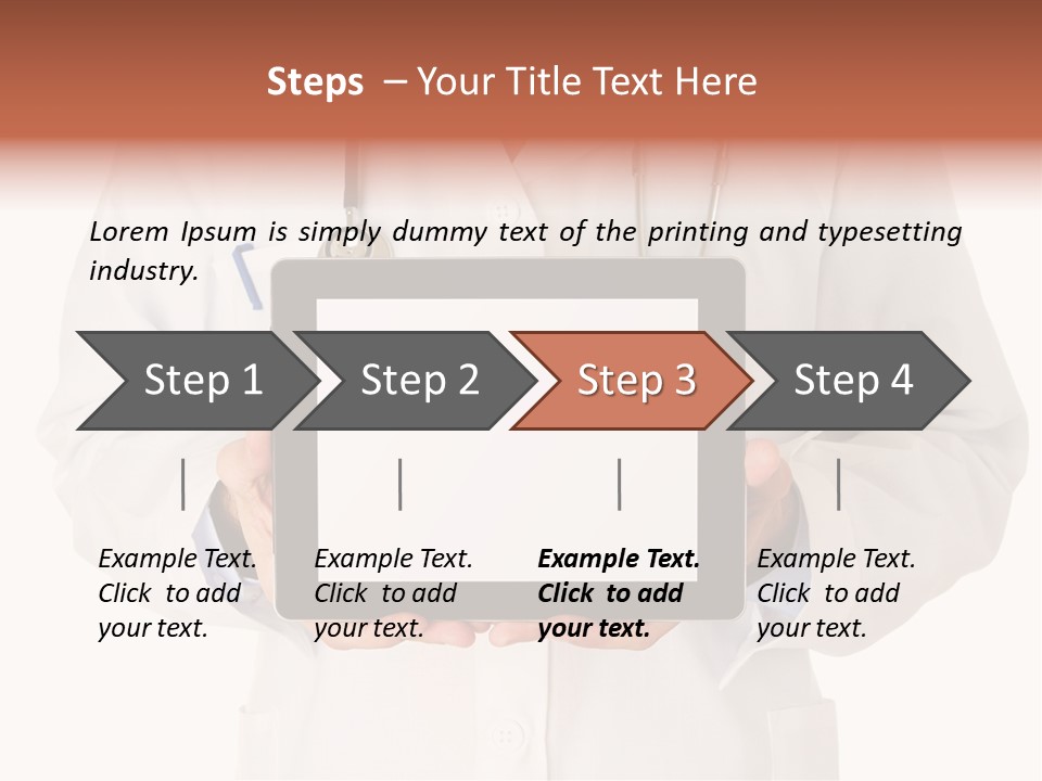 Empty Equipment Touch PowerPoint Template