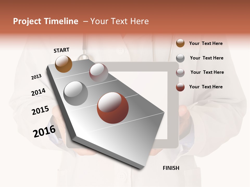 Empty Equipment Touch PowerPoint Template
