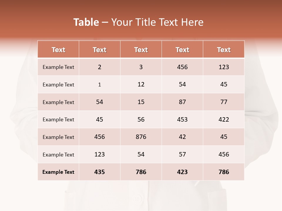 Empty Equipment Touch PowerPoint Template