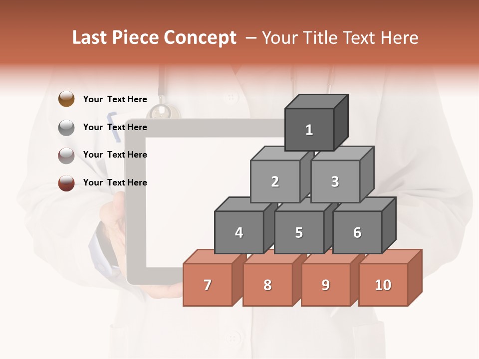 Empty Equipment Touch PowerPoint Template