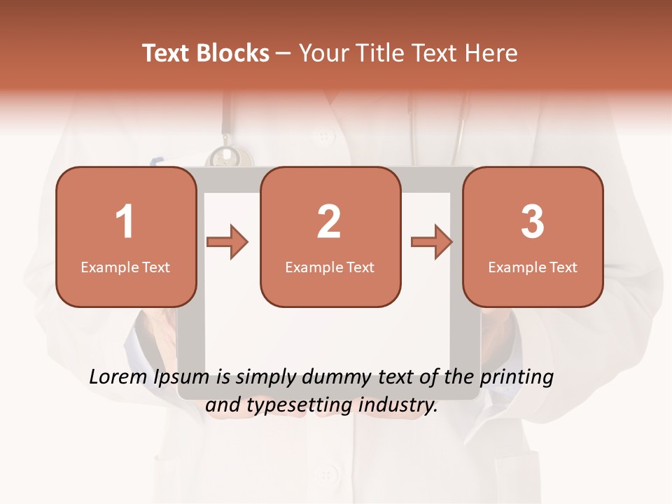 Empty Equipment Touch PowerPoint Template