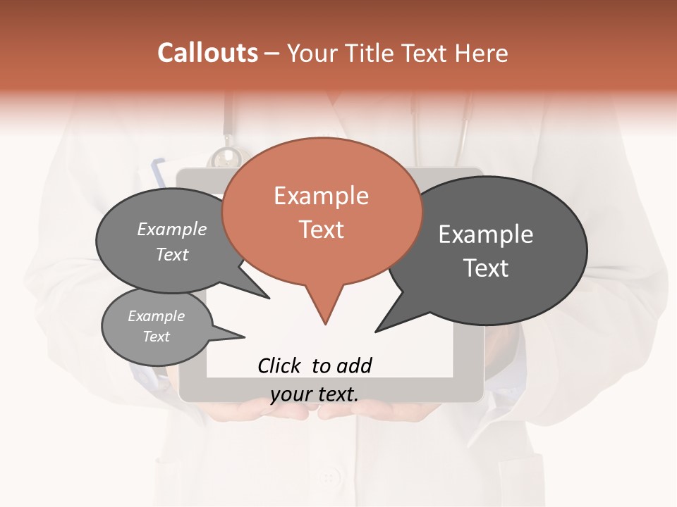 Empty Equipment Touch PowerPoint Template