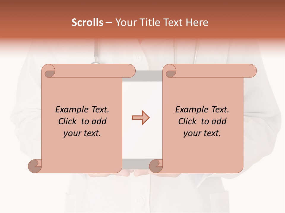 Empty Equipment Touch PowerPoint Template