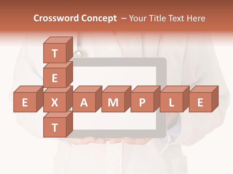 Empty Equipment Touch PowerPoint Template