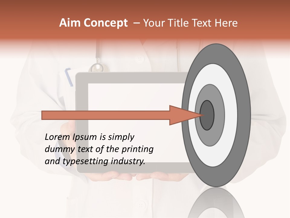 Empty Equipment Touch PowerPoint Template