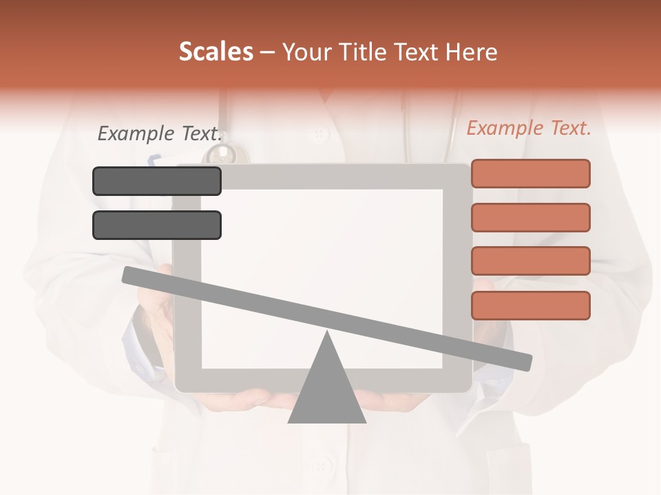 Empty Equipment Touch PowerPoint Template