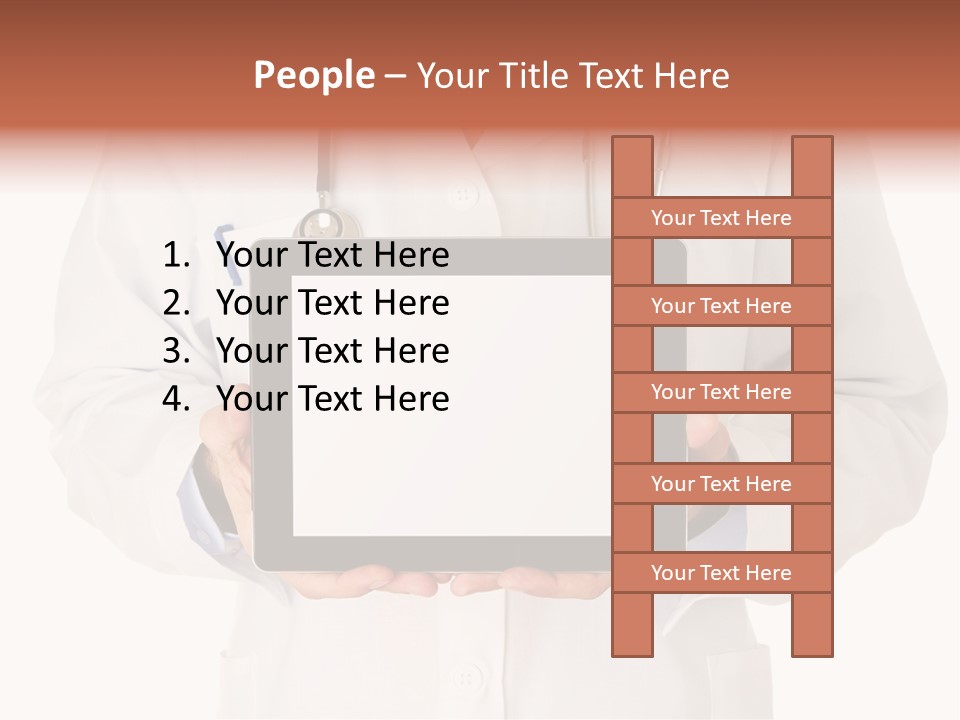 Empty Equipment Touch PowerPoint Template