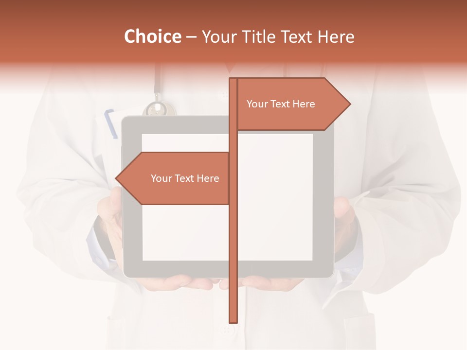 Empty Equipment Touch PowerPoint Template