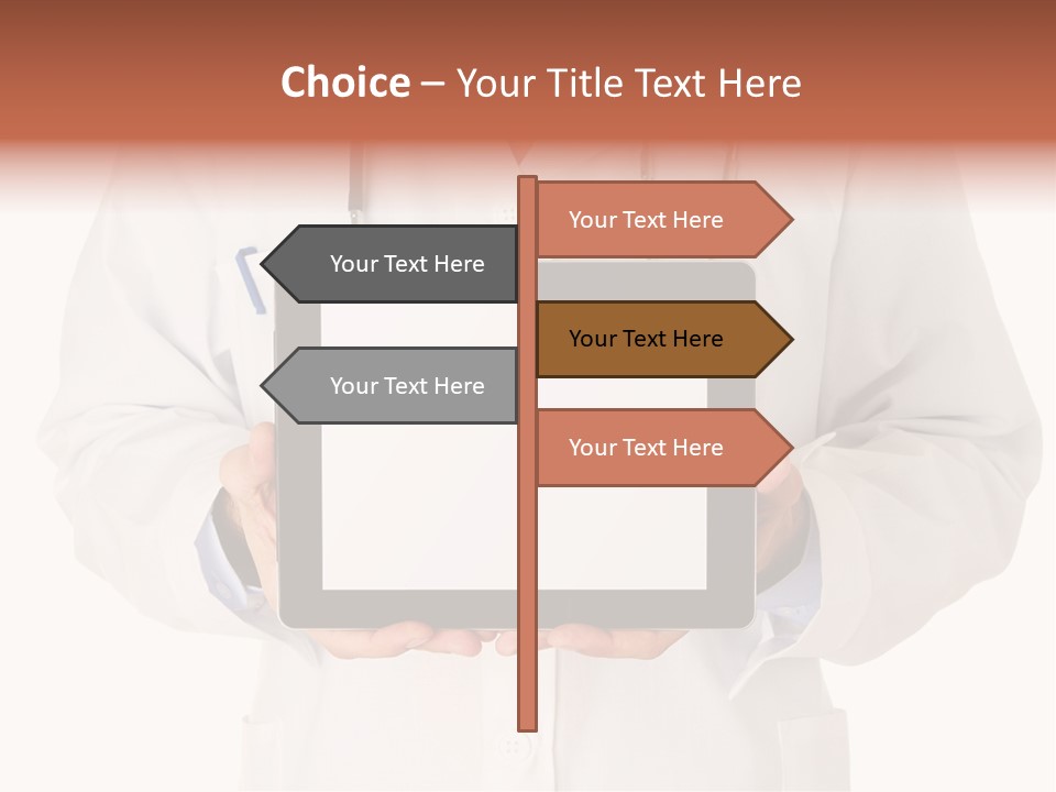 Empty Equipment Touch PowerPoint Template