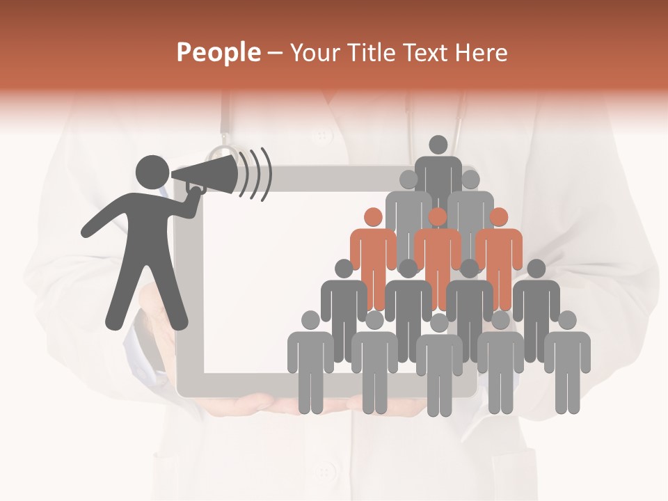 Empty Equipment Touch PowerPoint Template