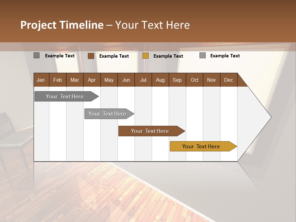 Interior Wooden Photo PowerPoint Template