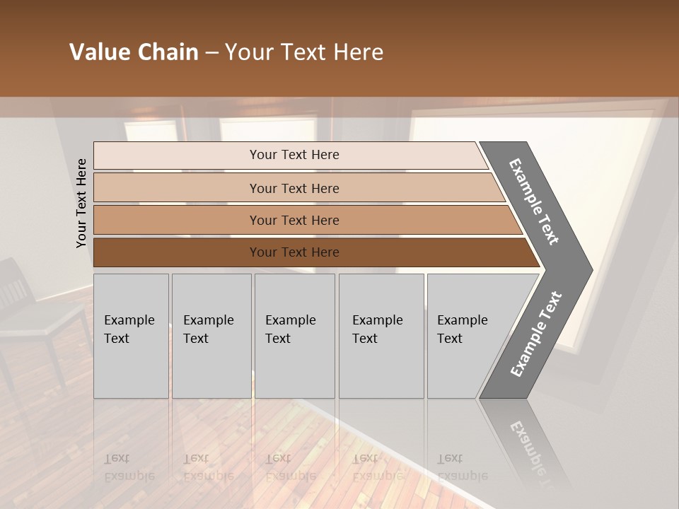 Interior Wooden Photo PowerPoint Template