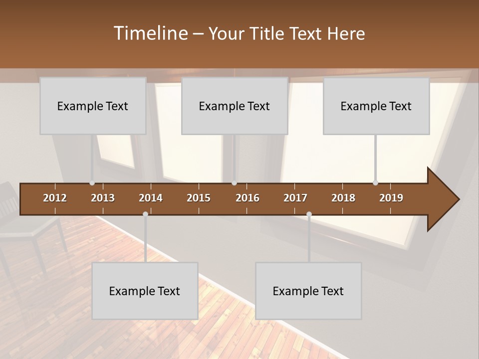 Interior Wooden Photo PowerPoint Template