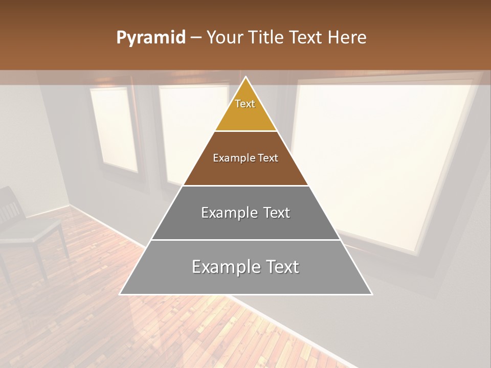 Interior Wooden Photo PowerPoint Template