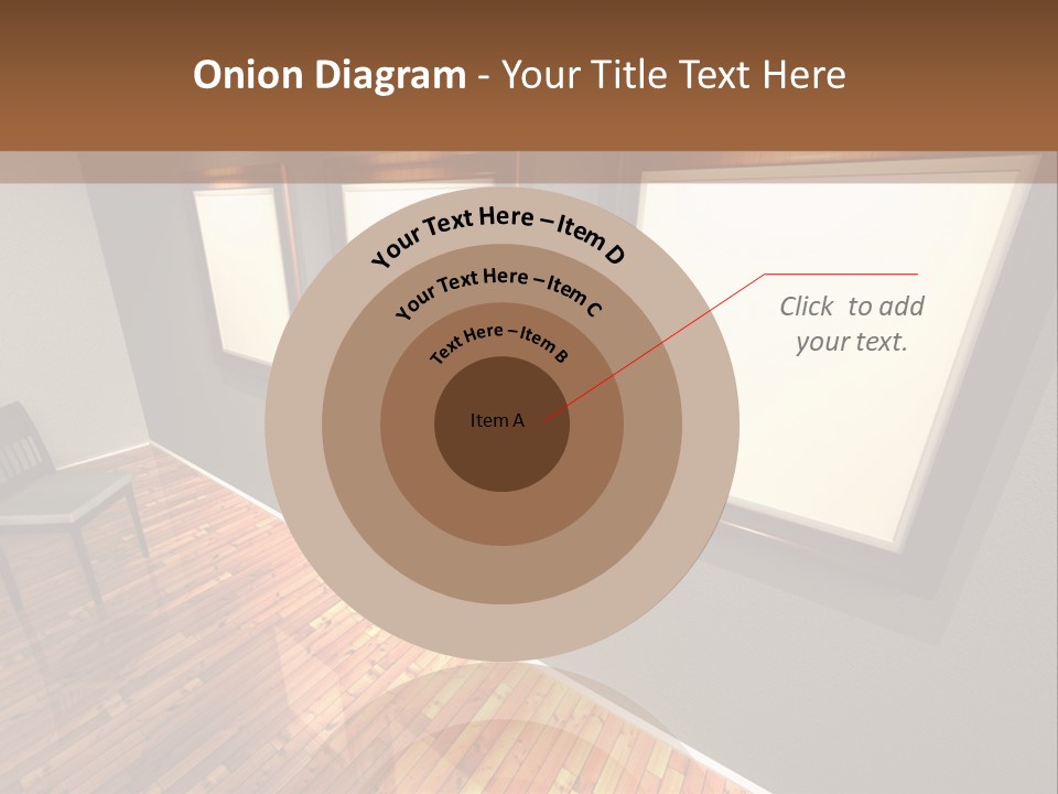 Interior Wooden Photo PowerPoint Template