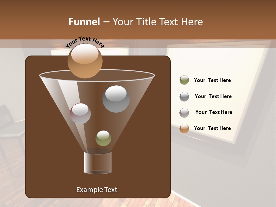 Interior Wooden Photo PowerPoint Template