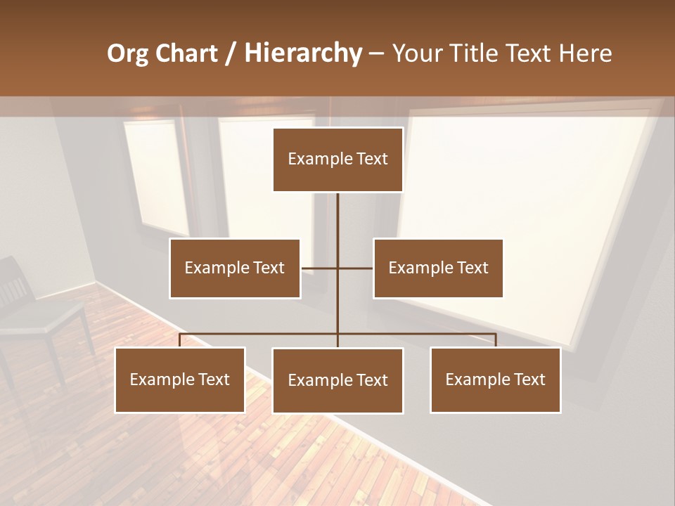 Interior Wooden Photo PowerPoint Template