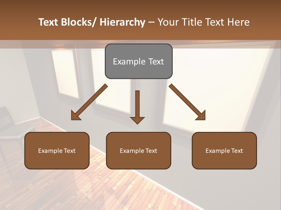 Interior Wooden Photo PowerPoint Template