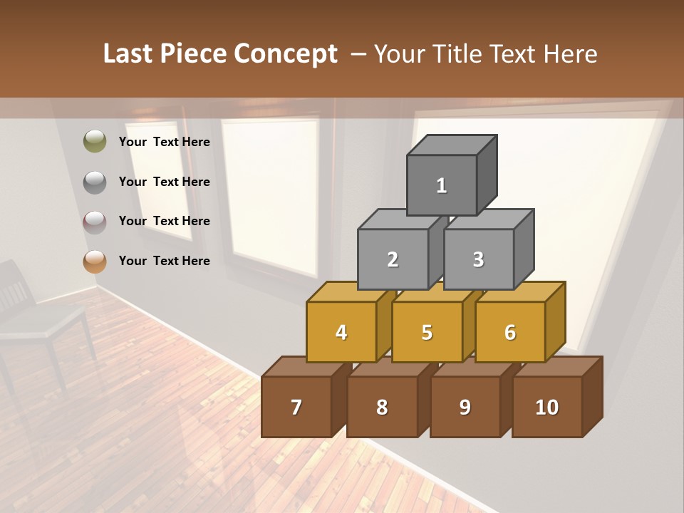 Interior Wooden Photo PowerPoint Template