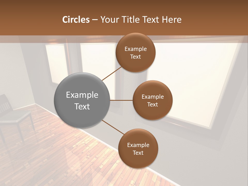 Interior Wooden Photo PowerPoint Template