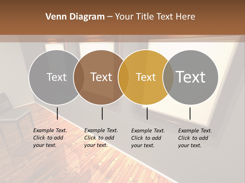 Interior Wooden Photo PowerPoint Template