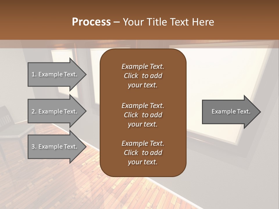 Interior Wooden Photo PowerPoint Template