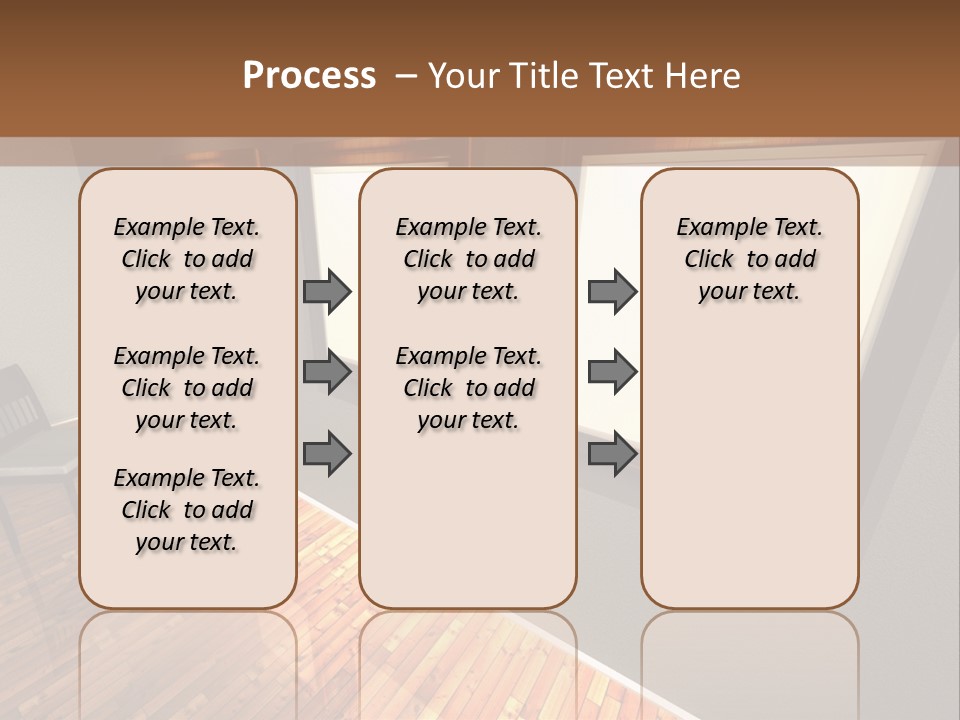 Interior Wooden Photo PowerPoint Template