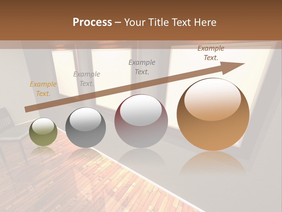 Interior Wooden Photo PowerPoint Template
