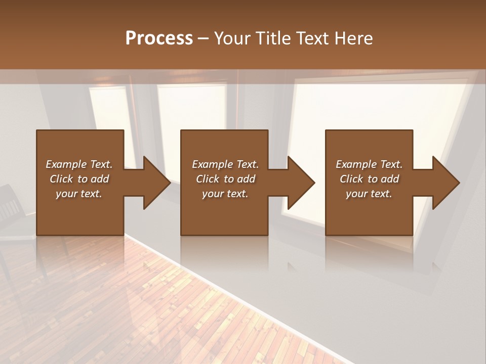 Interior Wooden Photo PowerPoint Template