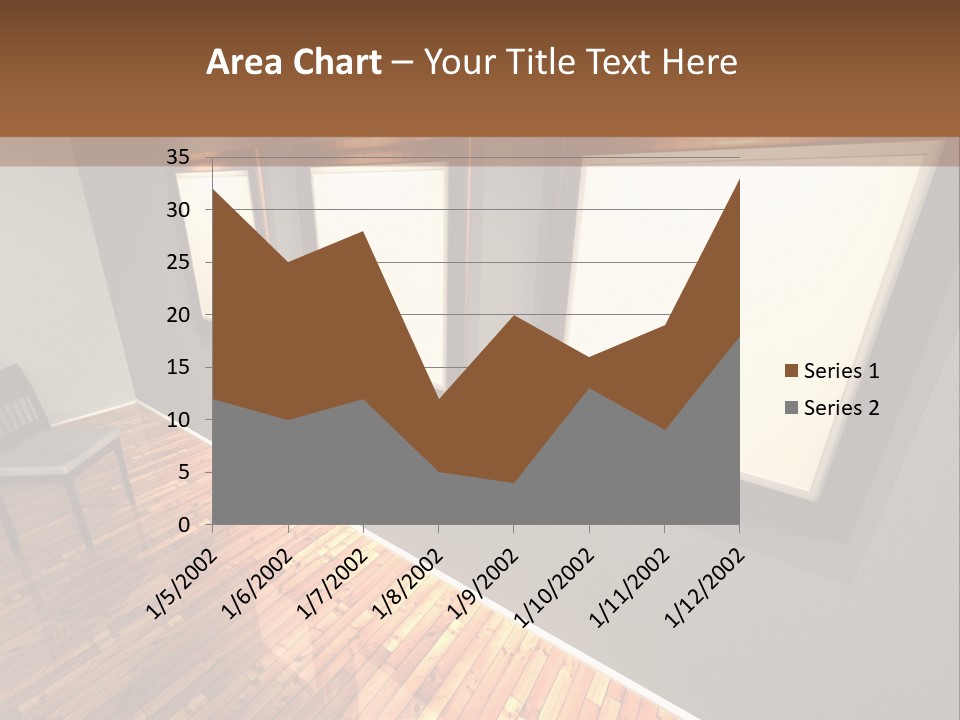 Interior Wooden Photo PowerPoint Template