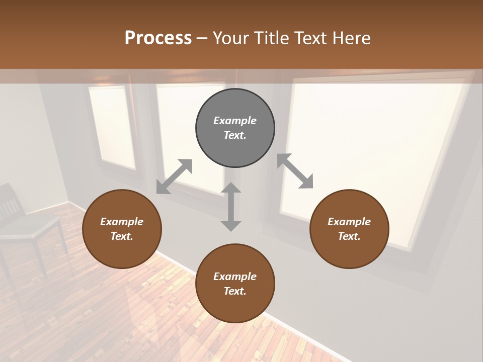Interior Wooden Photo PowerPoint Template