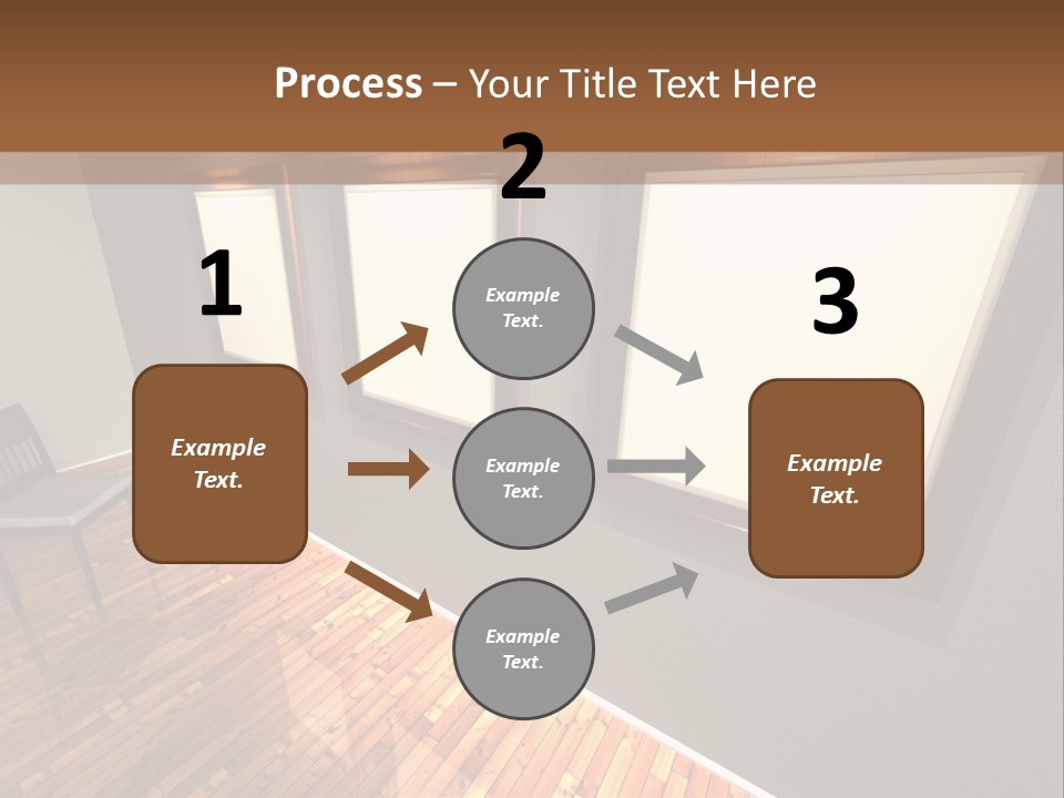 Interior Wooden Photo PowerPoint Template