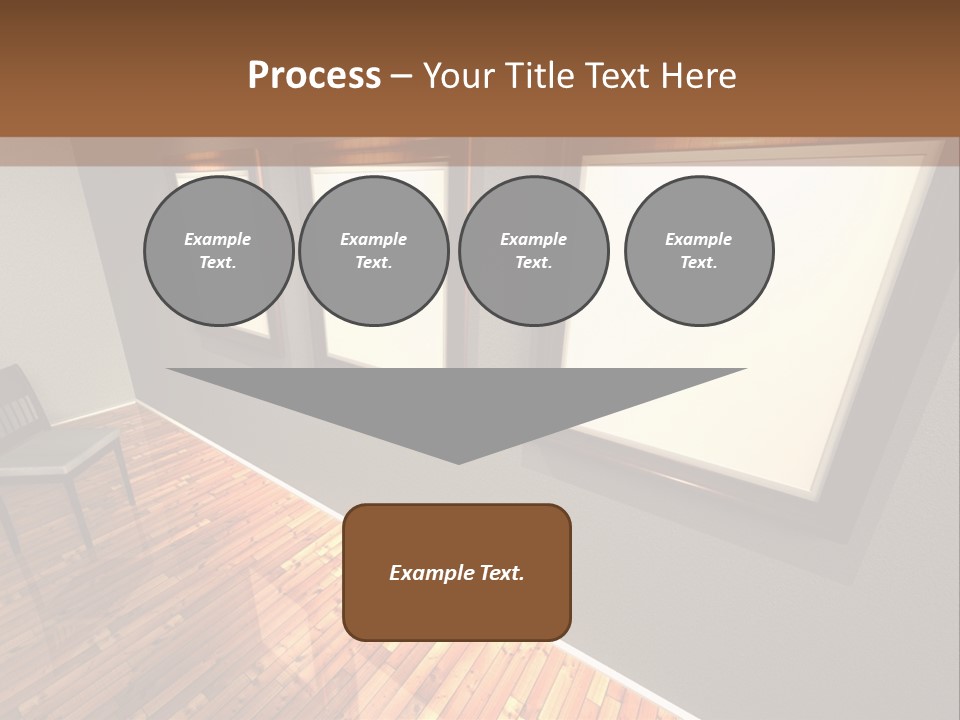 Interior Wooden Photo PowerPoint Template