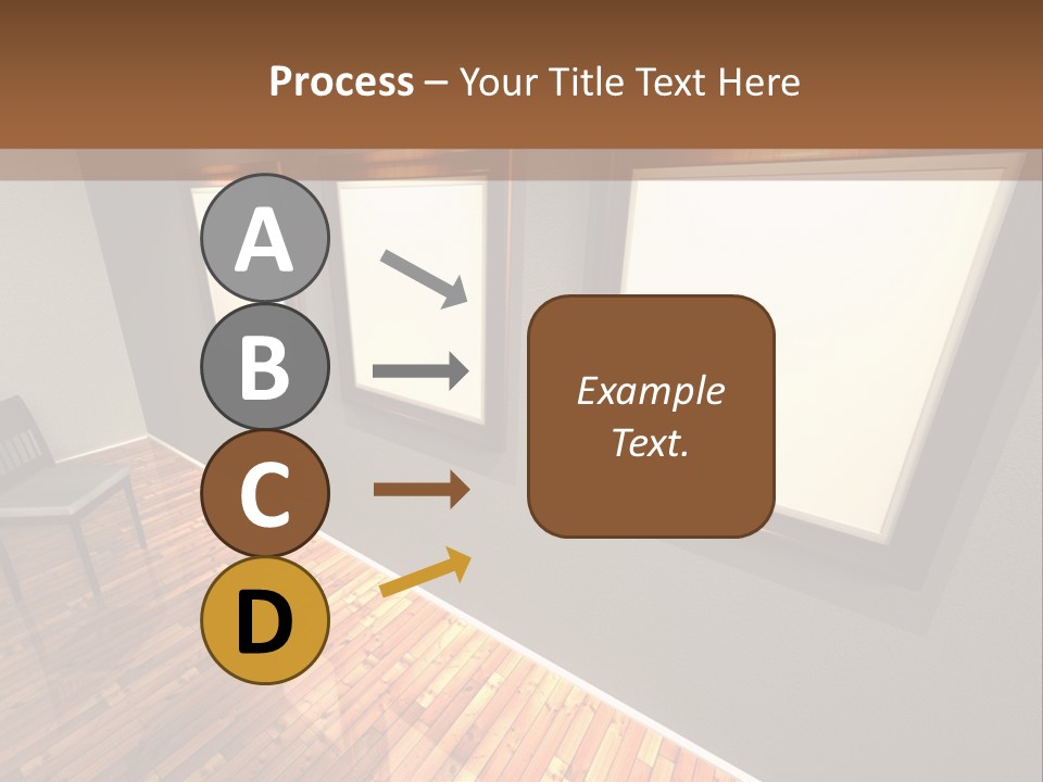 Interior Wooden Photo PowerPoint Template