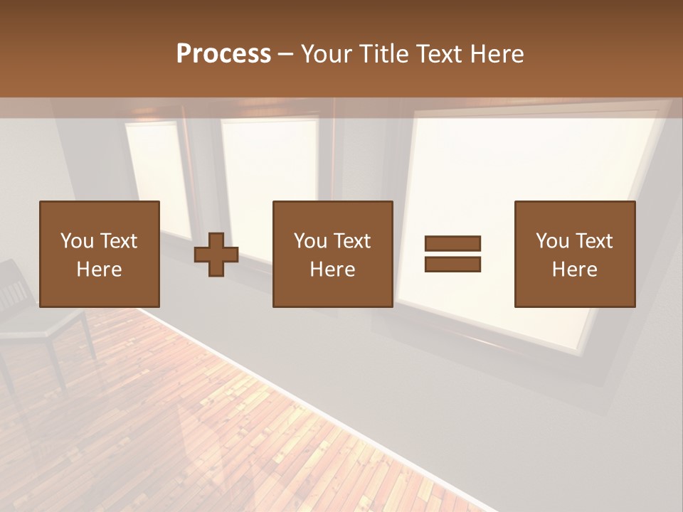 Interior Wooden Photo PowerPoint Template