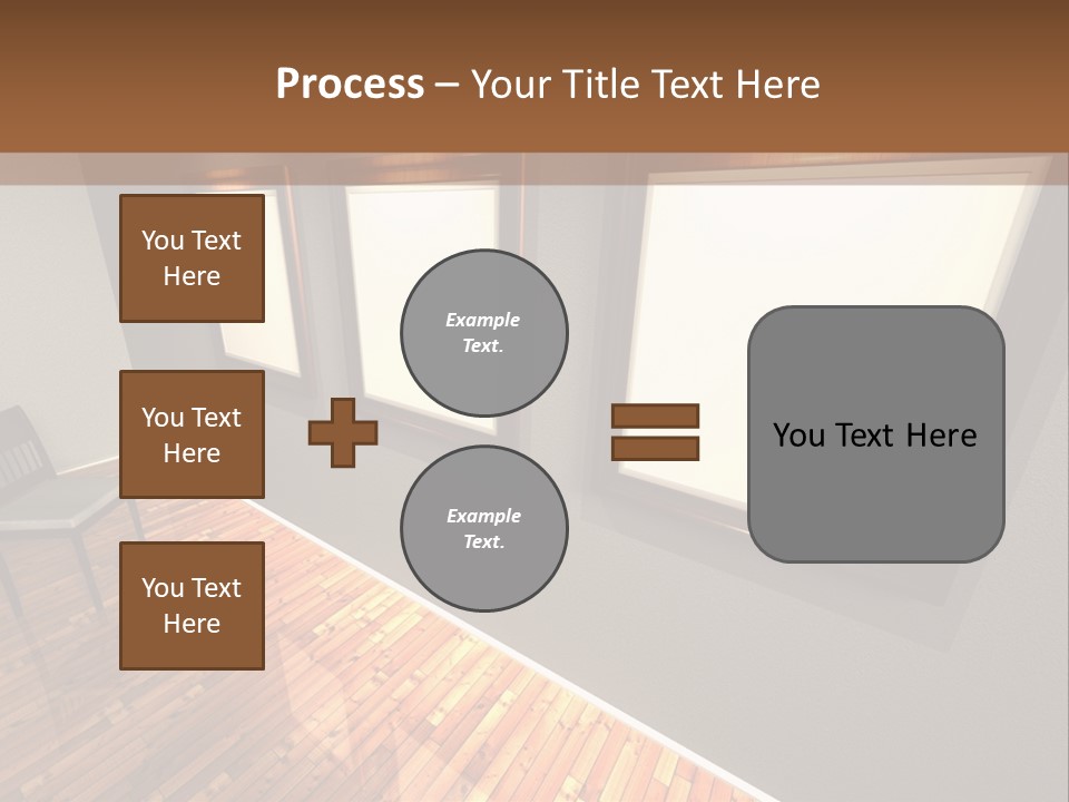 Interior Wooden Photo PowerPoint Template